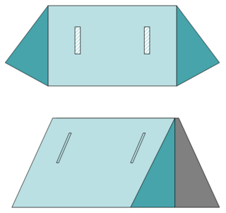 <span class="mw-page-title-main">Shelter-half</span> Military field equipment