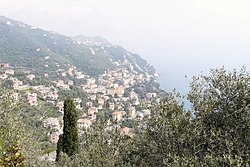 Zoagli from the Hills of Sant'Antonio.