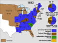 1832 Electoral map