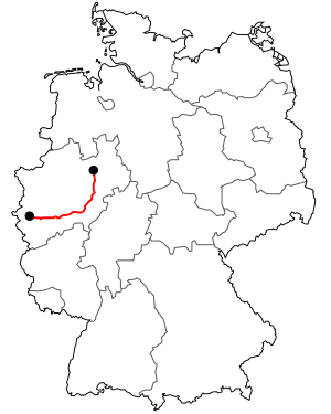 Verlauf der B 55