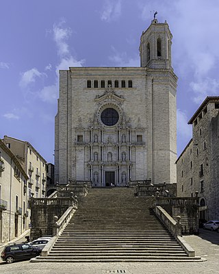 <span class="mw-page-title-main">Girona Cathedral</span> Roman Catholic church in Girona, Catalonia, Spain