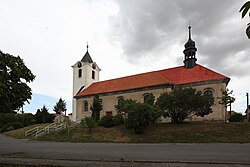 Church in Kostelní Hlavno