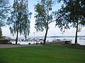 Yacht harbour at Evedal just north of Växjö.