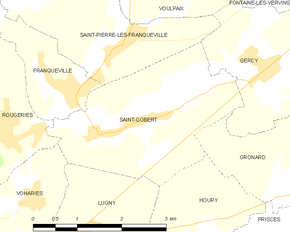 Poziția localității Saint-Gobert