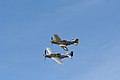 Mustangs Flying During Breighton Airshow