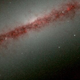 A close-up infrared Hubble Space Telescope (HST) image of NGC 891. Credit: HST/NASA/ESA NGC 891 Hubble.jpg