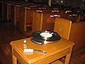 Brazier used for lighting the Paschal candle during Easter Vigil.