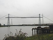 The bridge from the West bank to the North