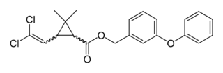 <span class="mw-page-title-main">Permethrin</span> Medication and insecticide