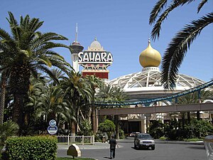 Kasinot när det hette Sahara Hotel and Casino.