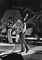 Bill Wyman, Mick Jagger and Keith Richards, concert in St. Louis, 1981