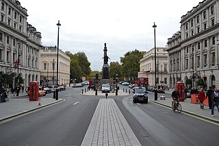 <span class="mw-page-title-main">Waterloo Place</span> Street in Central London