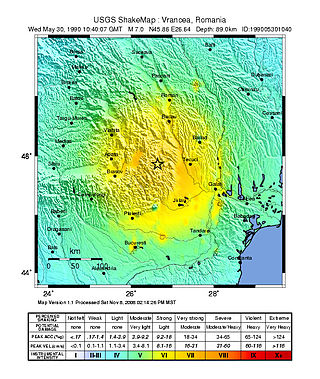 <span class="mw-page-title-main">1990 Vrancea earthquakes</span> Romanian powerful earthquake