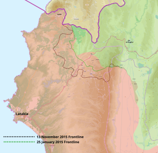 <span class="mw-page-title-main">2015–2016 Latakia offensive</span> Military operation