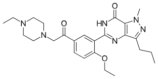 <span class="mw-page-title-main">Acetildenafil</span> Chemical compound