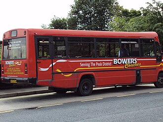 Plaxton Beaver bodied Mercedes 709D in Buxton in August 2009 Bus, Buxton 080809.jpg