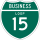 Interstate 15 Business marker