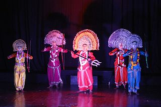 <i>Chhau</i> dance Indian semi classical martial dance originating in East India