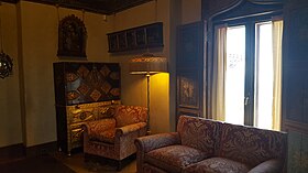 Interior of Marion Davies' bedroom in Hearst Castle