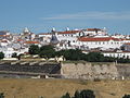 Blick von der Zitadelle auf den historischen Ortskern von Elvas