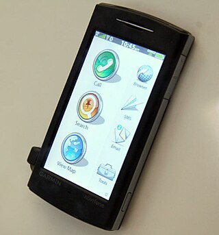 <span class="mw-page-title-main">Garmin Nüvifone</span> Line of Internet-enabled mobile phone and personal navigation devices