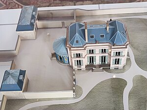 Maquette de l’hôtel Bonaparte (château de Malmaison).