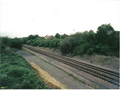 Haddenham's demolished old station in 2007. It was closed, along with some other Buckinghamshire stations in the 1960s.