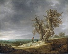 Landskabsmaleri af Jan van Goyen