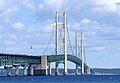 Image 30The Mackinac Bridge, a suspension bridge spanning the Straits of Mackinac to connect the Upper and Lower peninsulas of Michigan (from Michigan)