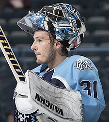 Marek Mazanec v roce 2015 v dresu Milwaukee Admirals.