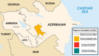 <span class="mw-page-title-main">Nagorno-Karabakh conflict</span> 1988–2024 conflict between Armenia and Azerbaijan