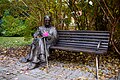 Monument to Jan Twardowski (bronze), 2013, Warsaw, Poland