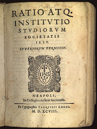 <i>Ratio Studiorum</i> Document that standardized the system of Jesuit education in 1599