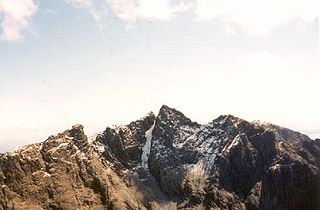 Sgùrr Alasdair 992m high mountain in Scotland