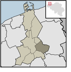 Location of Sint-Kruis in Bruges