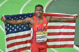 <span class="mw-page-title-main">Trayvon Bromell</span> American sprinter