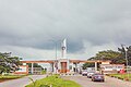 The main gate entrance of The University of Abuja Nigeria