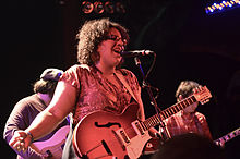 The band performing three months prior to the release of Boys & Girls (2012). Alabama Shakes 03.jpg