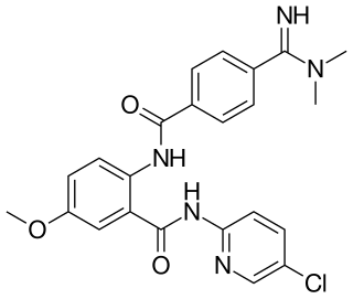 <span class="mw-page-title-main">Betrixaban</span> Chemical compound