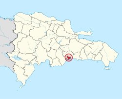 Location of the Distrito Nacional