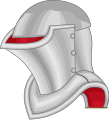 Турнирен шлем (на английски: tourney helm)