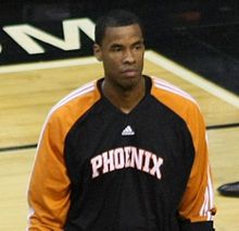 Collins with the Phoenix Suns in 2009 Jarron Collins PHX.jpg