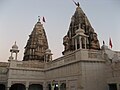 Temple with Stone carvings inside the ancient Kesarnathji Monastery (NATH sect) at village Tain.