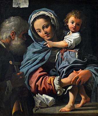 La Sainte Famille, Bartolomeo Schedoni, 1610.