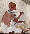 Egyiptomi ívhárfa, kb. Kr. e. 1422–1411