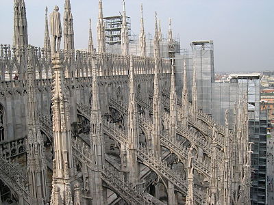 Sur les toits de la cathédrale