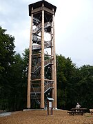 Torre de madera de Ottoshöhe, en las colinas de Osnabrück (1895, rec. en 2008)