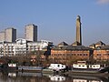 Brentford skyline, showing the Standpipe Tower, Kew Bridge Steam Museum