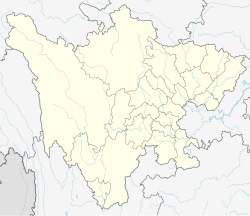 Linshui is located in Sichuan