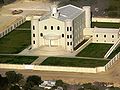 The main temple of the YFZ Ranch – FLDS Church in Eldorado, Texas, in 2006